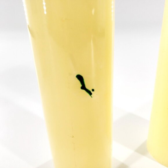 Vintage Crabtree & Evelyn Christmas Two Pillar Candles 2" x 6" Set Of 2 Unused - Picture 2 of 8